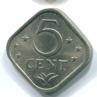 5 CENTS 1971 ANTILLAS NEERLANDESAS Nickel Colonial Moneda #S12183.E.A - Antilles Néerlandaises