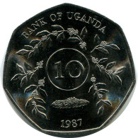 10 SHILLINGS 1987 UGANDA UNC Coin #M10207.U.A - Oeganda
