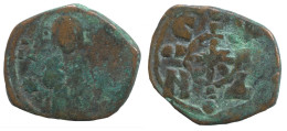 ANONYMOUS FOLLIS JESUS CHRIST 6.9g/26mm GENUINE BYZANTINE Moneda #SAV1036.10.E.A - Byzantines
