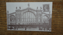 Réédition , Paris , Gare Du Nord - Métro Parisien, Gares