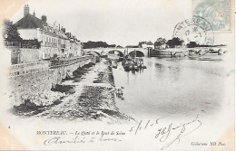 MONTEREAU ( 77 ) -  Le Quai Et Le Pont De La Seine - Montereau