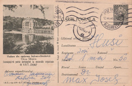 A24491-  View From Balneo- Climateric Resort Ocna Sibiului HOTEL Carpati Mountain  Postal Stationery  Romania 1962 - Ganzsachen