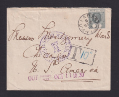1919 - 2 P. Auf Brief Ab LABASA Nach USA - Nachgebühr - Fiji (...-1970)