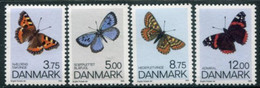 DENMARK 1993 Butterflies MNH / **   Michel 1048-51 - Ungebraucht