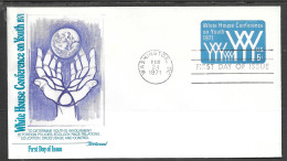 USA FDC Fleetwood Cachet, 1971 6 Cents Conference On Youth Envelope - 1971-1980