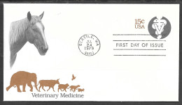 USA FDC Fleetwood Cachet, 1979 15 Cents Veterinary Medicine Envelope - 1971-1980