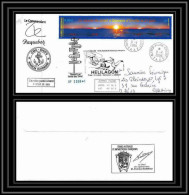 2779 Helilagon Terres Australes TAAF Lettre Cover Dufresne 2 Signé Signed Op 2008/1 Crozet N°477 8/4/2008 - Helicopters