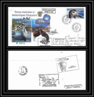 2738 Helilagon Terres Australes TAAF Lettre Cover Dufresne 2 Signé Signed Année Polaire ST PAUL N°465 2007 Albatros - Helicopters