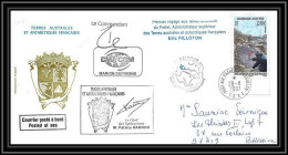 2708 Terres Australes TAAF Lettre Cover Dufresne 2 Signé Signed Op 2007/2 Kerguelen N°458 23/8/2007 Helilagon - Helicopters