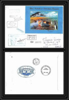 2684 ANTARCTIC Terres Australes TAAF Lettre Dufresne Signé Signed Kerguelen Comptes Réunion Bloc N°16 17/4/2007 - Covers & Documents