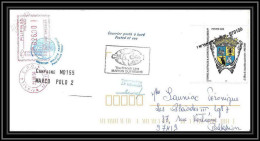 2592 ANTARCTIC Taaf Philippines Pilipinas Mixte Lettre Cover Dufresne 2 Signé Signed Md 155 Marco Polo 2 2006  - Philippines