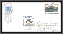 2591 ANTARCTIC Taaf Philippines Pilipinas Mixte Lettre Cover Dufresne 2 Signé Signed Md 155 Marco Polo 2 2006 Papillons - Expediciones Antárticas