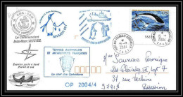 2477 ANTARCTIC Terres Australes TAAF Lettre Cover Dufresne 2 Signé Signed OP 2004/4 N°385 Possession Reunion Dauphin - Expediciones Antárticas