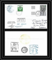 2472 ANTARCTIC Terres Australes TAAF Lettre Cover Dufresne 2 Signé Signed OP 2004/3 20/11/2004 N°349 Helilagon - Elicotteri