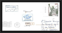 2452 ANTARCTIC Lettre Cover Dufresne 2 Signé Signed Hedrich Malte (malta) 18/6/2004 Liberty Statue - Antarktis-Expeditionen