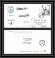 2455 ANTARCTIC Terres Australes TAAF Lettre Cover Dufresne 2 Signé Signed 15/9/2004 La Reunion Le Cap Liberty Statue - Storia Postale