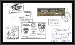 2435 Dufresne 2 Signé Signed N°396 23/3/2004 ELEC MASTER GROUP ANTARCTIC Terres Australes (taaf) Lettre Cover Helilagon - Helicopters