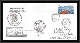 2264 ANTARCTIC Terres Australes TAAF Lettre Cover Dufresne 22/7/1983 Signé Signed Md 37 La Réunion - Spedizioni Antartiche