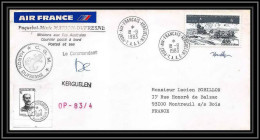 2269 ANTARCTIC Terres Australes TAAF Lettre Cover Dufresne OP 83/4 18/8/1983 Signé Signed Chiens Traineau Dog - Storia Postale