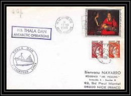 2185 Thala Dan 17/10/1980 TAAF Antarctic Terres Australes Lettre (cover) - Spedizioni Antartiche