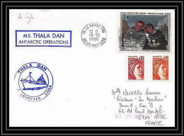 2184 Thala Dan 18/10/1980 TAAF Antarctic Terres Australes Lettre (cover) - Briefe U. Dokumente