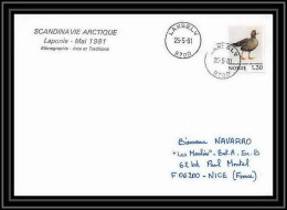 2069 Antarctic Norvège (Norway) Lettre (cover) Laponie 25/5/1981 - Lettres & Documents
