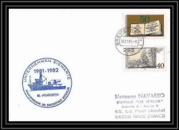 2021 Antarctic Allemagne (germany Bund) Lettre (cover) Ms Polarqueen 26/11/1981 - Bases Antarctiques