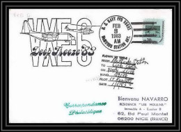 2001 Antarctic USA Lettre (cover) Vxe 6 3/2/1983 Signé Signed - Forschungsstationen