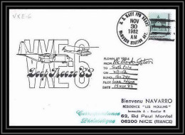 2002 Antarctic USA Lettre (cover) Vxe 6 30/11/1982 Signé Signed - Onderzoeksstations