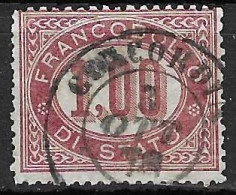 SERVIZIO - 1875 - UMBERTO - LIRE 0,50 - USATO (YVERT SE 5 - MICHEL OS 5 - SS SE 5) - Service