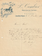 Fattura Comm. - Anno1906  -  Levallois-Perret  " Ditta  L. Combier "  Mercante Di Cavalli - Agriculture