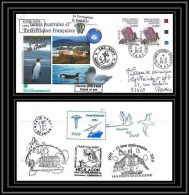 3055 Helilagon Dufresne Signé Signed Op 2010/4 Crozet 9/12/2010 N°556 ANTARCTIC Terres Australes (taaf) Lettre Cover - Hubschrauber