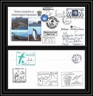 2996 Helilagon Terres Australes TAAF Lettre Cover Dufresne 2 Signé Signed Kerguelen Op 2010/1 2/4/2010 N°551 - Elicotteri