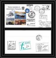 2994 Helilagon Terres Australes TAAF Lettre Cover Dufresne 2 Signé Signed Kerguelen Op 2010/1 2/4/2010 N°557 - Hubschrauber