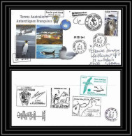 2989 Helilagon Terres Australes TAAF Lettre Cover Dufresne 2 Signé Signed Crozet Op 2010/1 27/3/2010 N°566 Sea Elephant - Helicópteros
