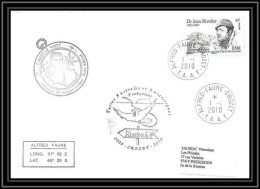 2980 ANTARCTIC Terres Australes TAAF Lettre Cover Dufresne 2 Crozet 47ème Mission 1/1/2010 N°557 - Spedizioni Antartiche