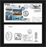 2924 Dufresne 2 Signé Signed OP 2009/2 Crozet N°532 28/8/2009 Helilagon Terres Australes (taaf) Lettre Cover Petrel Bird - Hélicoptères