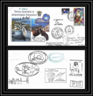 2904 Dufresne 2 Signé Signed OP 2009/1 St Paul 6/4/2009 N°515 Helilagon Terres Australes (taaf) Lettre Cover Fou Bird - Helicópteros