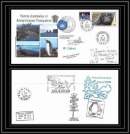 2852 Sea Elephant Terres Australes TAAF Helilagon Lettre Cover Dufresne Signé Signed Op 2008/3 Kerguelen 14/11/2008 N°51 - Helicopters