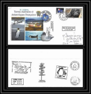2844 Sea Elephant Terres Australes TAAF Helilagon Lettre Cover Dufresne Signé Signed Op 2008/3 Crozet 8/11/2008 N°510 - Hélicoptères