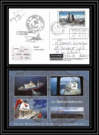 2803 Sea Elephant Terres Australes (taaf)-carte Postale Dufresne 2 Signé Signed Op 2008/3 St Paul N°509 21/11/2008 - Covers & Documents
