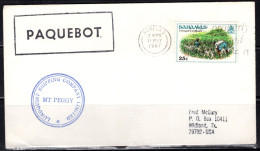 1987 Paquebot Cover, Bahamas Stamp Used In Romford United Kingdom - Bahama's (1973-...)