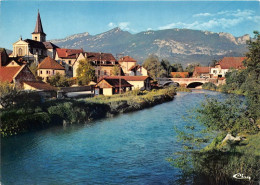 LES ECHELLES L Eglise Et Le Pont Sur Le Guiers Reliant Entre Deux Guiers Aux Echelles 12(scan Recto-verso) MA1135 - Les Echelles