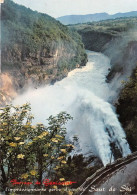 Le Barrage De GENISSIAT Sur Le Rhone Le Saut De Ski 20(scan Recto-verso) MA1123 - Génissiat