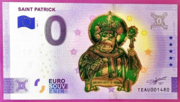 0-Euro TEAU 2021-1 SAINT PATRICK GOLDDRUCK - Essais Privés / Non-officiels