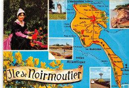 ILE DE NOIRMOUTIER La Carte De L Ile 26(scan Recto-verso) MA1152 - Ile De Noirmoutier