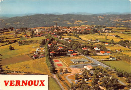 VERNOUX EN VIVARAIS Le Camping Les  Installations Sportives Et La Ville 6(scan Recto-verso) MA1145 - Vernoux