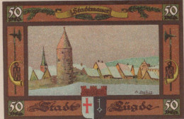 50 PFENNIG 1921 Stadt LÜGDE Westphalia UNC DEUTSCHLAND Notgeld Banknote #PC591 - Lokale Ausgaben