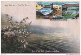 India - 2006 -  Himalayan Lakes - FDC ( Mountain, Lakes ) ( OL 29/01/2013 ) - Lettres & Documents