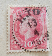 Suède : 1885 - Perforations 13 - Oblitérés